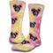 Show in main carousel: ISlide Lifestyle Dog Tie-Dye Personalized Socks, Pink, Medium slide 1 of 1