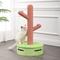 Show in main carousel: THE LICKER STORE Rosa Modern 36-in Jute Cactus with Flower Scratching Post, Pink/Green slide 3 of 10