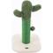 Show in main carousel: THE LICKER STORE Pecos Modern 21-in Jute Cactus Cat Scratching Post with Fuzzy Toy, Green/White slide 9 of 9