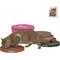 Show in main carousel: THE LICKER STORE Kate Modern 12-in Patterned Cardboard Reversible Cat Scratcher Pad in Box with Catnip, 5 count, Multicolor slide 1 of 8