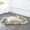Show in main carousel: THE LICKER STORE Montego Coastal Patterned 27.5-in Cardboard Lounge Bed Cat Scratcher with Catnip, Mint/Green slide 2 of 11