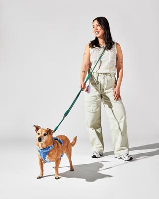 Show full view: Wild One Hands-Free Adjustable Rope Dog Leash, Standard: 4 1/3 to 8 1/2-ft long, 1/2-in wide, Spruce slide 6 of 9
