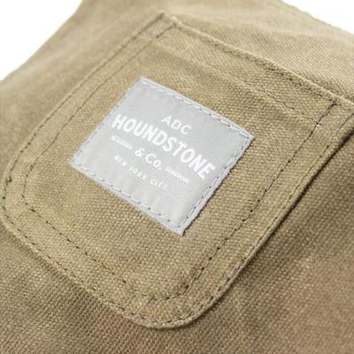 Show full view: ADC Houndstone & Co. Waxed Canvas Fleece Lined Solid Waterproof Dog Jacket, Tan, Small slide 2 of 9