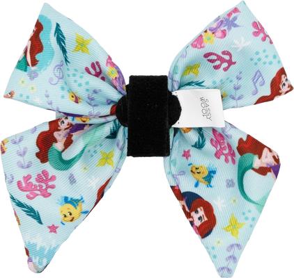 Show full view: Sassy Woof disney Princess Sailor Dog Bow Collar Accessory, Disney's Ariel, One Size slide 3 of 5