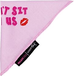 Sassy Woof Mean Girls You Can't Sit with Us Dog Bandana, Pink, Medium slide 2 of 7