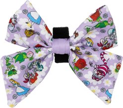 Sassy Woof Alice in Wonderland Sailor Dog Bow Collar Accessory, Purple, One Size