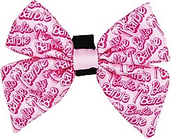 Sassy Woof BARBIE Malibu Sailor Dog Bow Collar Accessory, Pink, One Size