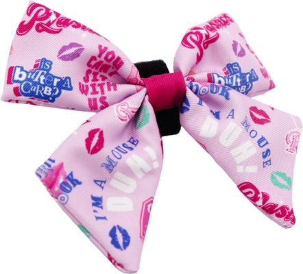 Show full view: Sassy Woof Mean Girls Sailor Dog Bow Collar Accessory, Pink, One Size slide 2 of 5