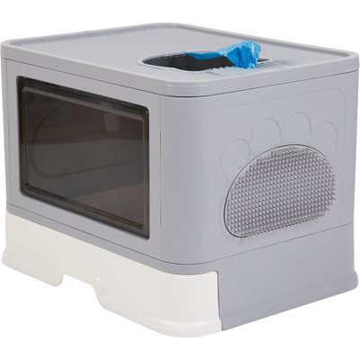 Wisfor Wisfor Enclosed Front Entry & Top Exit Cat Litter Box with Scoop