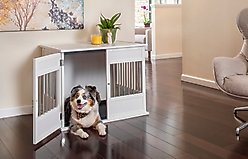 New Age Pet ECOFLEX Horizon Dog Crate, Antique White, Medium