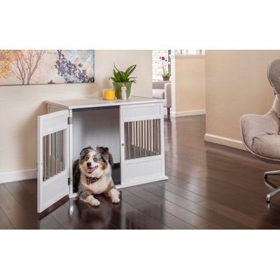 New Age Pet New Age Pet ECOFLEX Horizon Dog Crate, Antique White, Medium