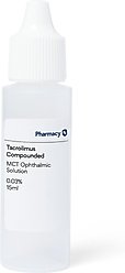 Tacrolimus Compounded MCT Ophthalmic Solution, 0.03%, 15 mL