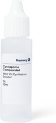 Cyclosporine Compounded MCT Oil Ophthalmic Solution, 1%, 15 mL for Veterinary use