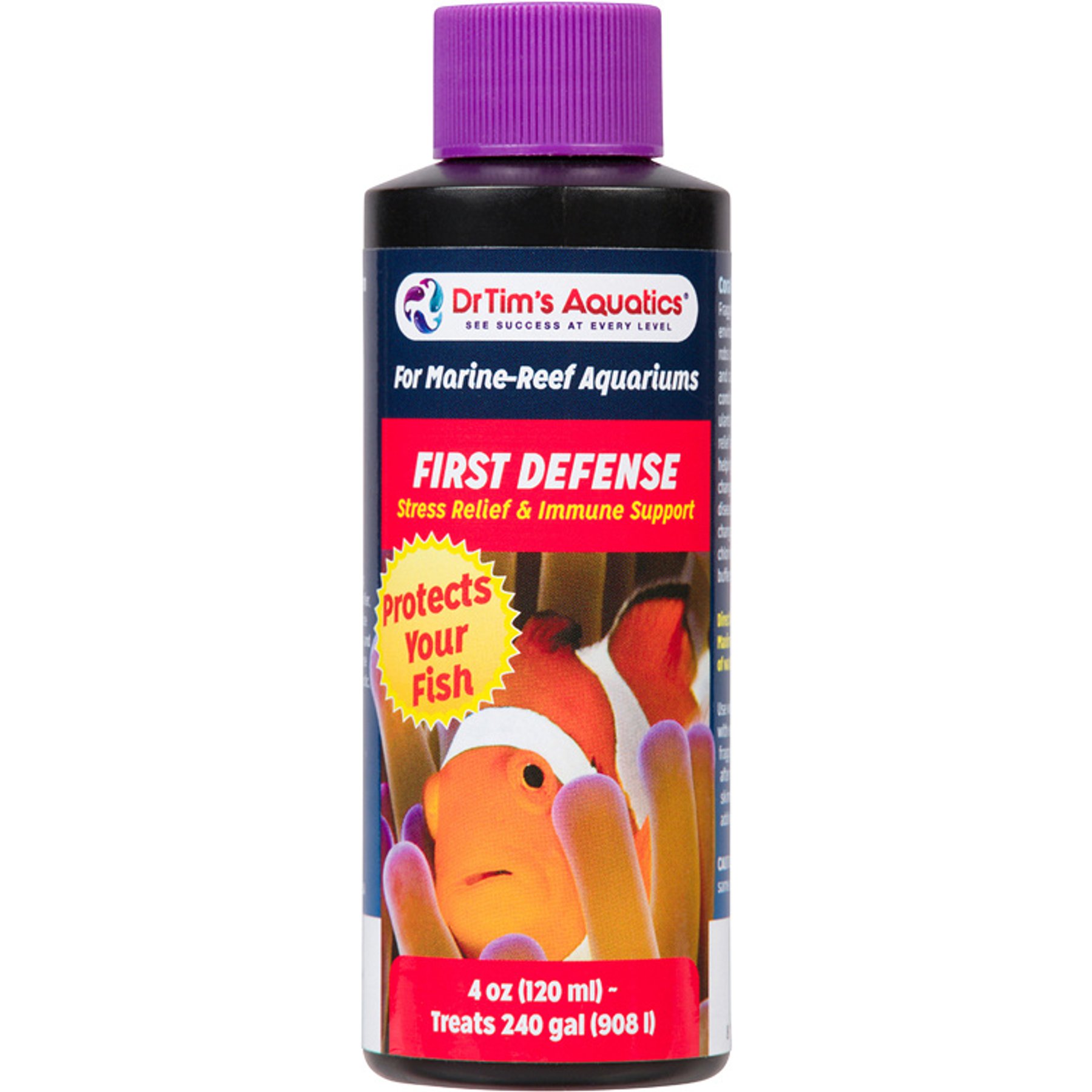 DrTim's Aquatics Reef First Defense Marine Aquarium Cleaner, 4-fl oz bottle