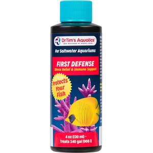 Dr. Tim's Aquatics First Defense Saltwater Aquarium Cleaner, 4-fl oz bottle
