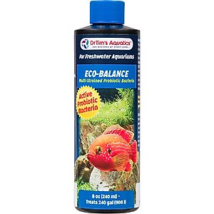 Dr. Tim's Aquatics Eco-Balance Freshwater Aquarium Cleaner, 8-fl oz bottle