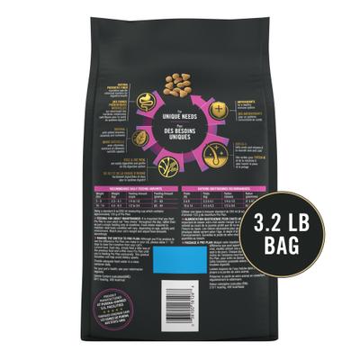Show full view: Purina Pro Plan Sensitive Skin & Stomach Turkey & Oat Meal Formula Dry Cat Food, 3.2-lb bag slide 4 of 13