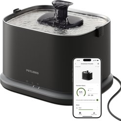 Petlibro Dockstream 2 Smart Stainless Steel Cat Water Fountain, Black, 3-l slide 2 of 9