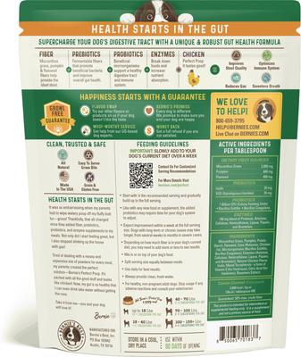 Show full view: Bernie's Perfect Poop Chicken Flavor Digestion Support Dog Supplement, 30-oz bag slide 3 of 6