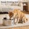 Show in main carousel: Casfuy PWL-009 Wireless Smart 3 Water Modes Stainless Steel Dog Water Fountain, 237-oz slide 6 of 9