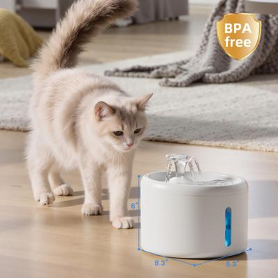 Show full view: Casfuy W9 KDF-Enhanced Replacement Cat Water Fountain Filters & Sponges, 4 count slide 6 of 6