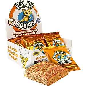 Heavenly Hounds Relaxation Square Peanut Butter Flavor Stress & Anxiety Relief Dog Supplement, 12 count