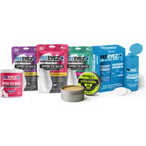Pet Eyez Beef Liver Vision & Tear Stain Powder Supplement for Dogs & Cats, 4-oz jar