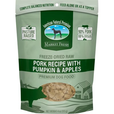 American Natural Premium American Natural Premium Market Fresh Pork with Pumpkin & Apples Freeze-Dried Dog Food, 16-oz bag