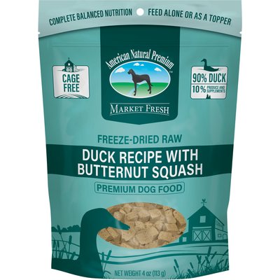 American Natural Premium American Natural Premium Market Fresh Duck with Butternut Squash Freeze-Dried Dog Food, 16-oz bag