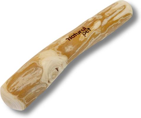 Show full view: Natural Pet Coffee Wood Tough Dog Chew Toy, Brown, Small slide 3 of 6