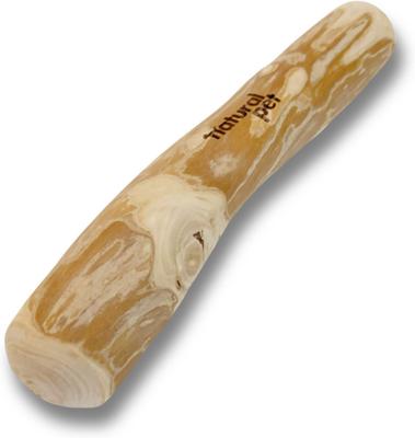 Show full view: Natural Pet Coffee Wood Tough Dog Chew Toy, Brown, Small slide 4 of 6