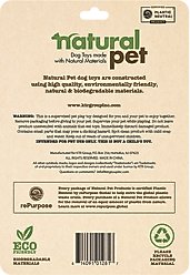 Natural Pet Bear Squeaky Nubs Dog Plush Toy, White slide 2 of 2