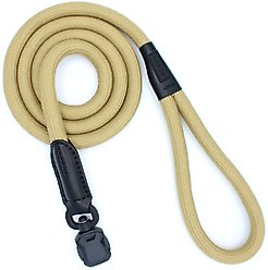 HOOZA Quick Clip Rope Dog Leash, Almond, Medium: 5-ft long, 9/16-in wide