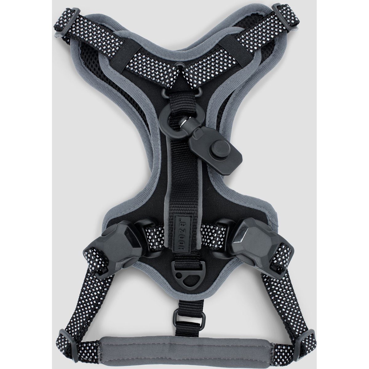 HOOZA Quick Clip Control Dog Harness, Black, Small: 15 to 20-in chest
