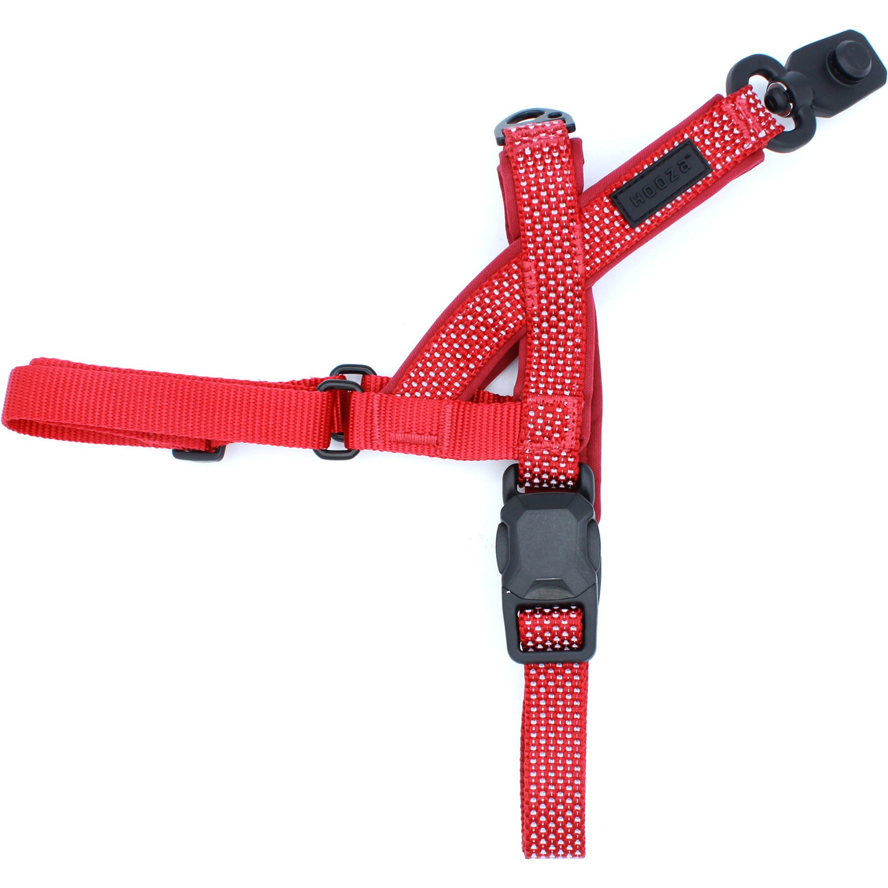 HOOZA Quick Clip One Click Dog Harness, Red, Small: 15 to 20-in chest