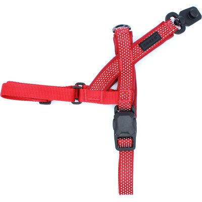 HOOZA HOOZA Quick Clip One Click Dog Harness, Red, Medium: 20 to 27-in chest