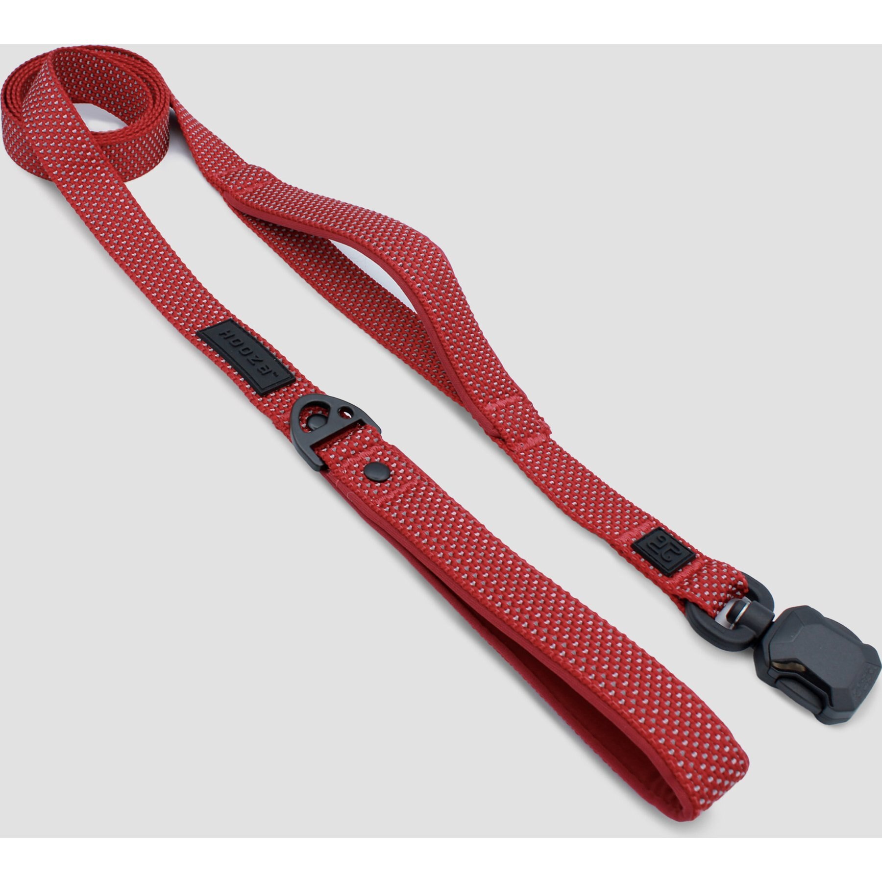 HOOZA Quick Clip Dog Leash, Red, Small: 6-ft long, 5/8-in wide