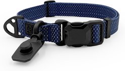 HOOZA Quick Clip Dog Collar, Blue, Small: 9 to 14-in neck, 5/8-in wide