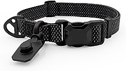 HOOZA Quick Clip Dog Collar, Black, Small: 9 to 14-in neck, 5/8-in wide slide 1 of 2