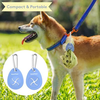 Show full view: Sweet Paws Bag Charm Hands-Free Used Dog Poop Bag Carrier, Glacier, 1 count slide 6 of 11
