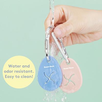 Show full view: Sweet Paws Bag Charm Hands-Free Used Dog Poop Bag Carrier, Glacier, 1 count slide 4 of 11