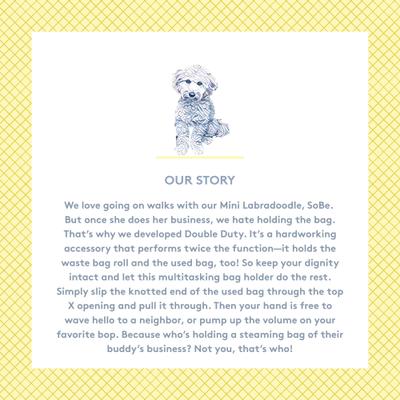 Show full view: Sweet Paws Double Duty Waste Hands-Free Poop Bag Holder, Small slide 9 of 10