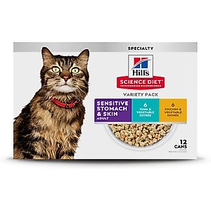 Hill's Science Diet Adult Sensitive Stomach & Sensitive Skin Chicken & Rice Recipe Dry Cat Food
