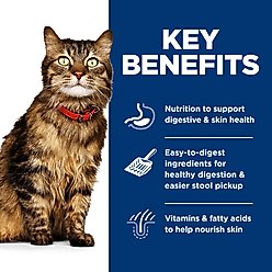 Hill's Science Diet Adult Sensitive Stomach & Sensitive Skin Tuna & Vegetable & Chicken & Vegetable Variety Pack Wet Cat Food, 2.9-oz can, 12 count slide 2 of 9