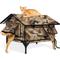 Show in main carousel: Clawsable Waterproof Polyester Outdoor Cat Shelter with Heating Pad, Desert Camo, Large slide 1 of 8
