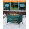 Show in main carousel: Clawsable Elevated Polyester Outdoor Cat Shelter with Heated Pad, Dark Green, Large slide 6 of 8