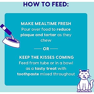Ark Naturals Kiss Me-Ow Variety Pack Tuna, Salmon & Chicken Lickable Dental Cat Treats, 0.5-oz tube, case of 21