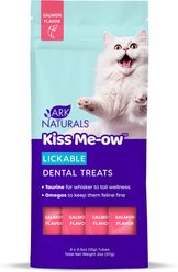 Ark Naturals Kiss Me-Ow Salmon Lickable Dental Cat Treats, 0.5-oz tube, case of 4