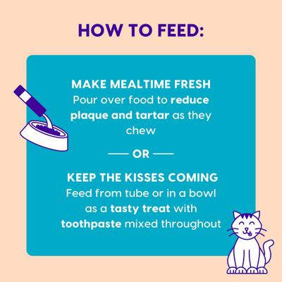 Show full view: Ark Naturals Kiss Me-Ow Tuna Lickable Dental Cat Treats, 0.5-oz tube, case of 4 slide 5 of 6