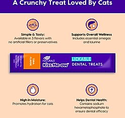 Ark Naturals Kiss Me-Ow Tuna Lickable Dental Cat Treats, 0.5-oz tube, case of 4 slide 2 of 5
